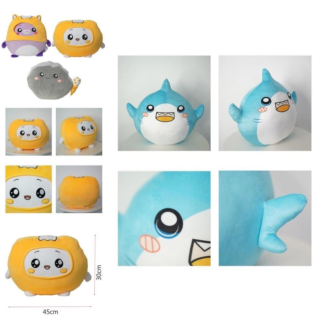 Lankybox Foxy Boxy Shark Rocky Sticky Plush Toys Maximum Softness And Comfort