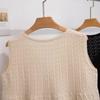 Plus-Size French Hollow V-Neck Sleeveless Camisole - Summer Loose Fit, 2-300 Jin Women's Top