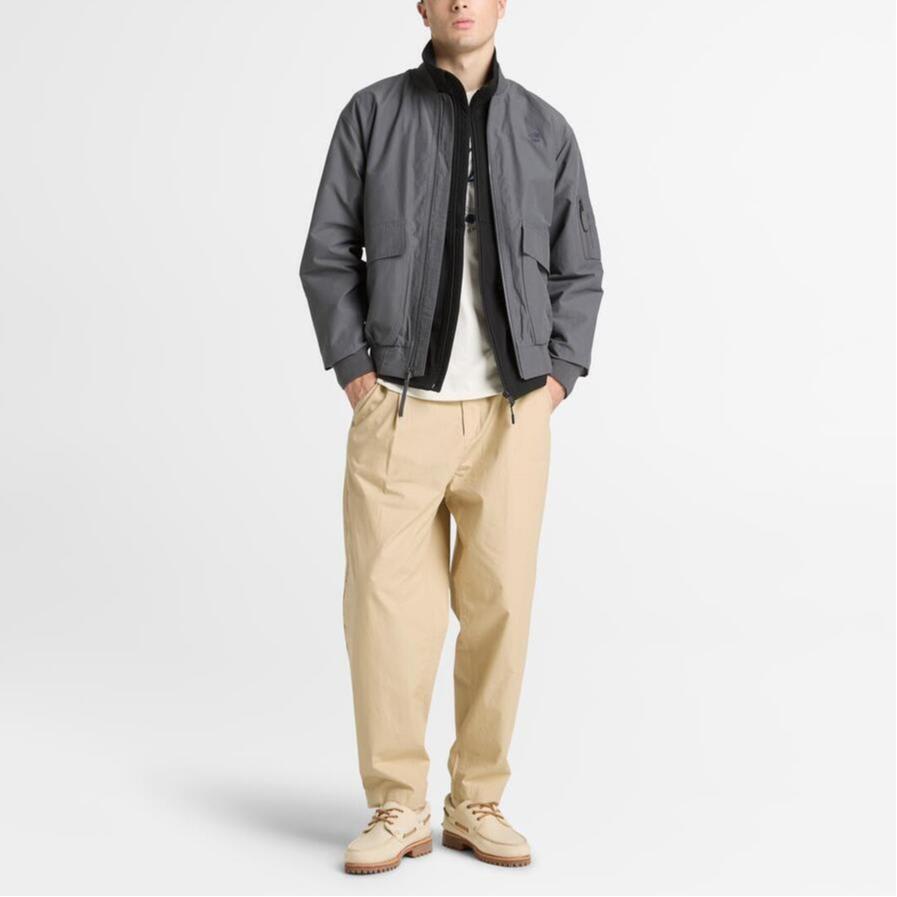 Timberland DWR Woven Multi-Functional Bomber Waterproof Zip-Up Jacket Men jackets TB0A5SHAW081