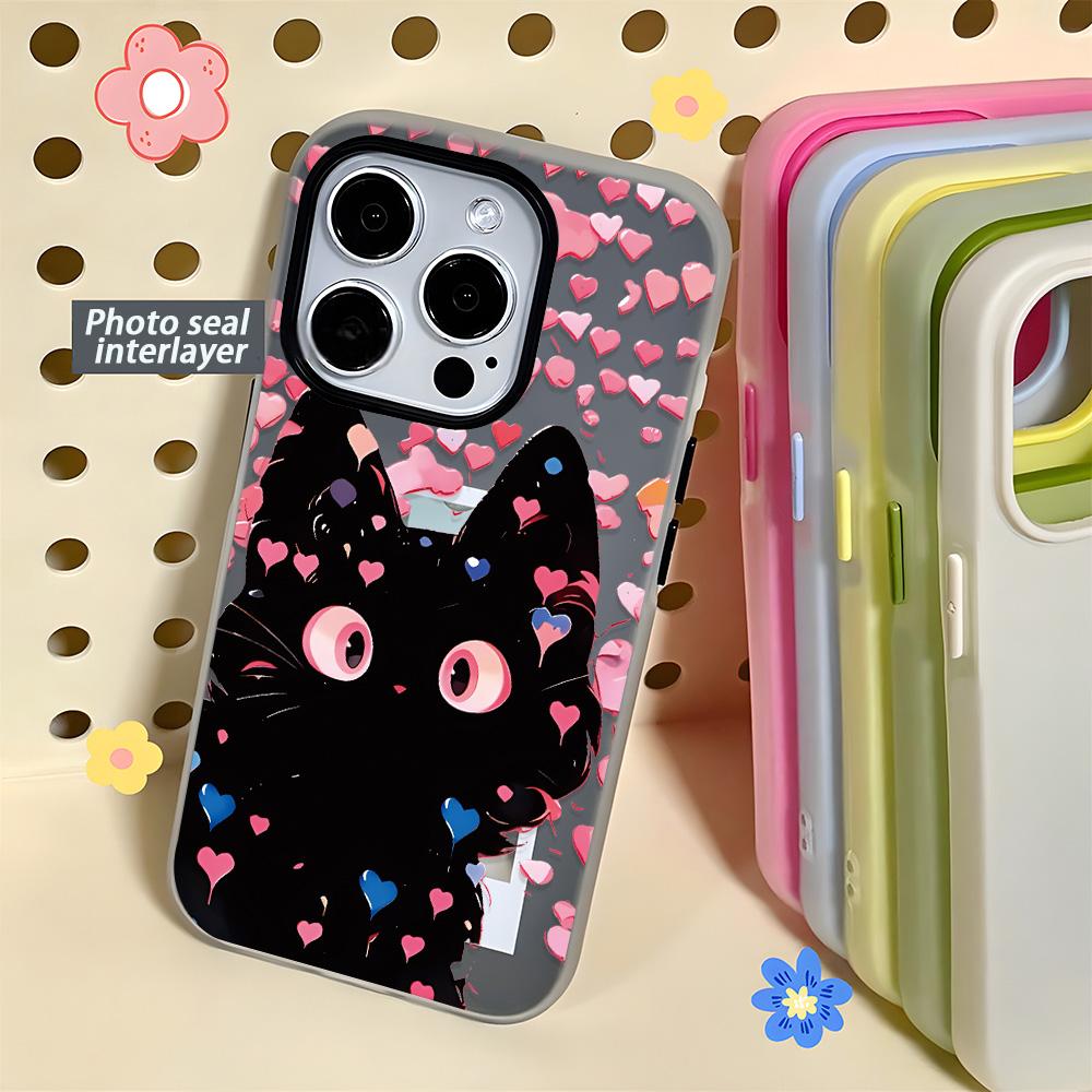 Malovaný kryt na telefon pro iPhone 15 11 13 14 pro 15 16 Pro Max 12 13 16 Pro Roztomilý Módní Vtipný Kryt na telefon se šňůrkou Nejnovější Doporučení Top prodeje