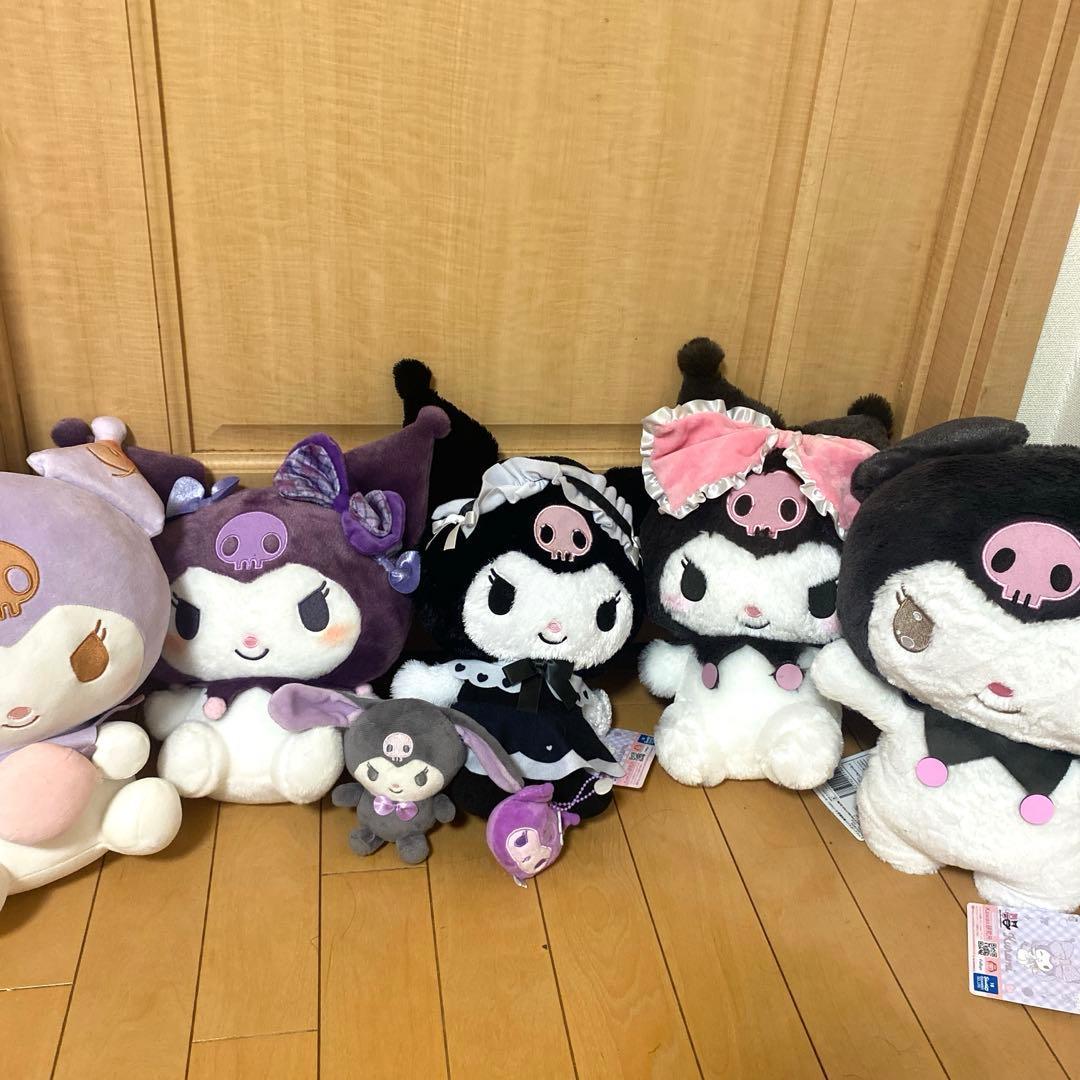 Kuromi-chan stuffed toy set