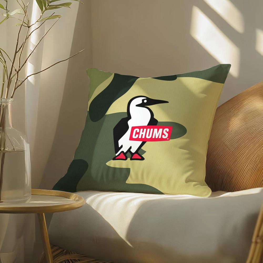 HOT C-Chums Pillow Case Silky Elegant Comfort Sofa Bed Invisible Zipper 30cmx30cm