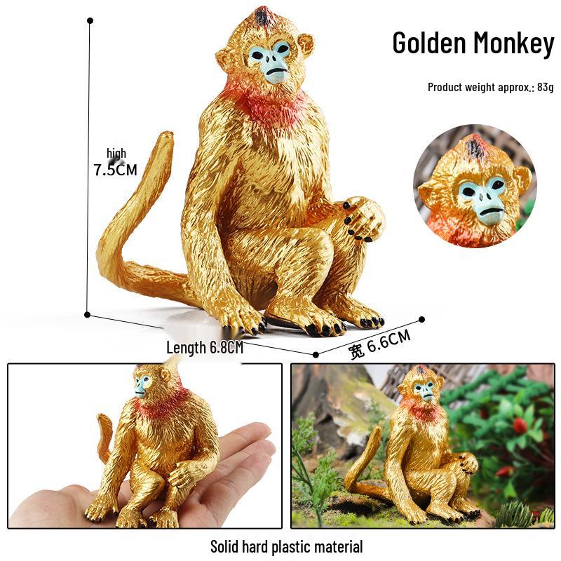 Wildlife Simulation Model: Tiger, Lion, Panda, Elephant, Rhinoceros, Kangaroo, Leopard, Horse, Sheep Toy Set