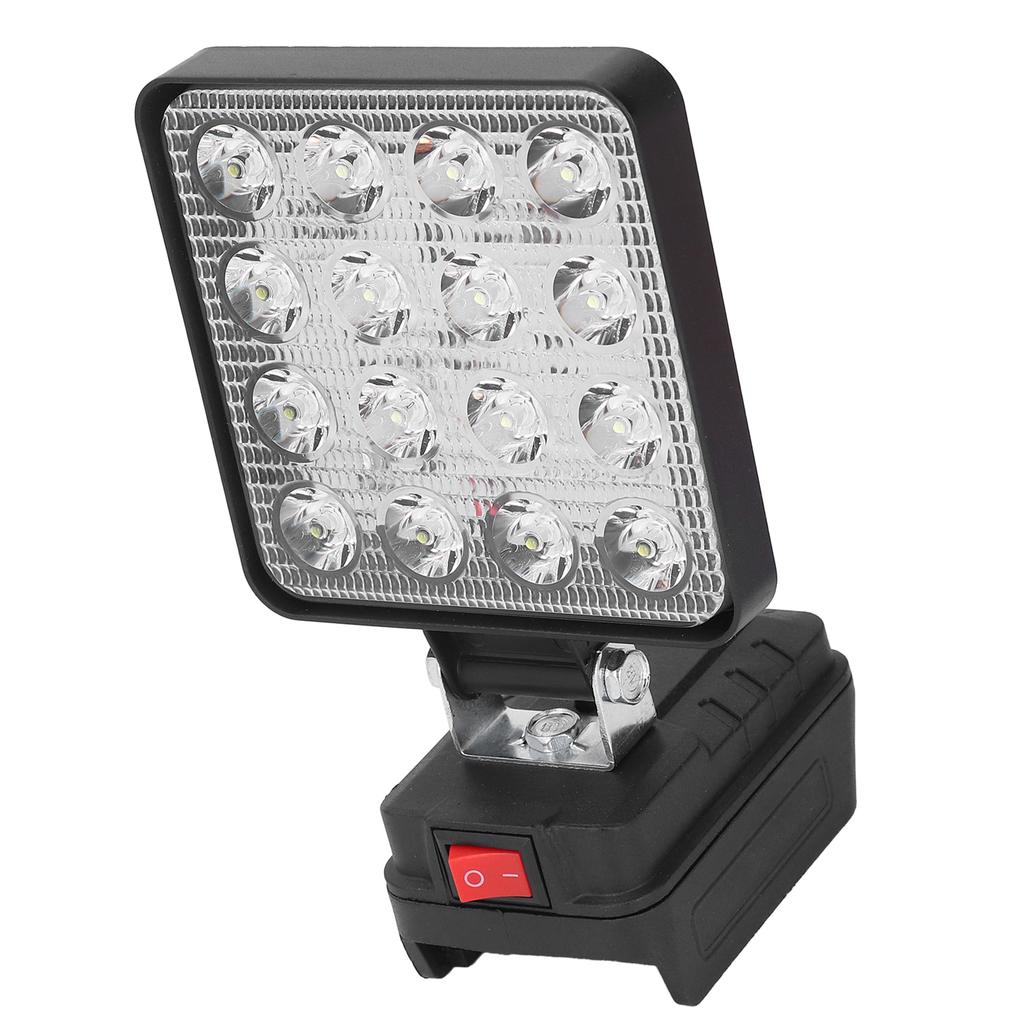 Cordless LED Work Light Dual USB Ports 48W 4800LM Emergency Portable Flood Lamp for WA3551 5Pin 18V Lithium Ion Battery