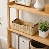 Woven Storage Basket 1 Pack - Decorative for Home Shelf and