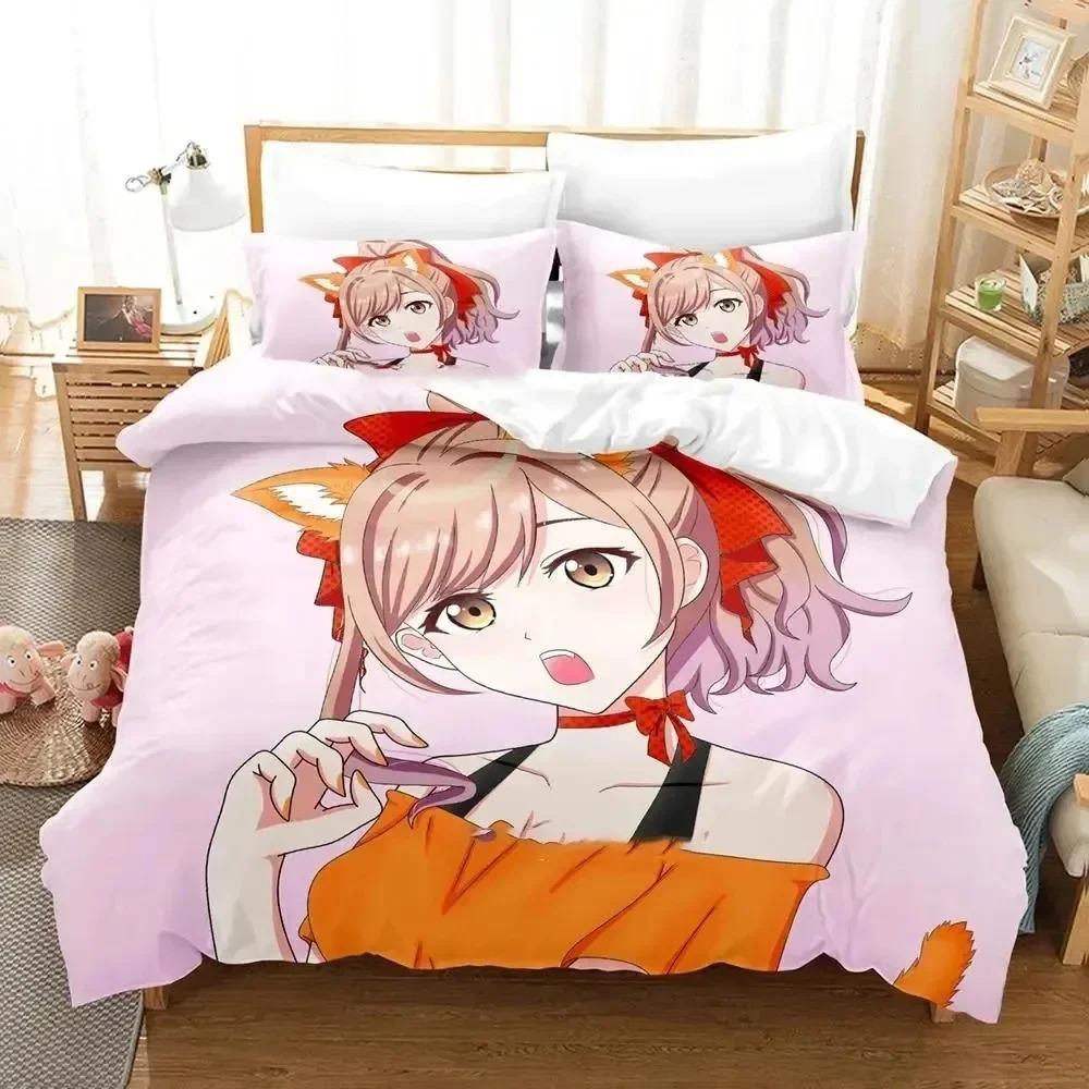 3D Print Anime SELECTION PROJECT Beding Set Soft Duvet Cover Bed Linen Set Comfortable Quilt Cover Pilowcase Warm Comforter king Quen Sized Dimensions