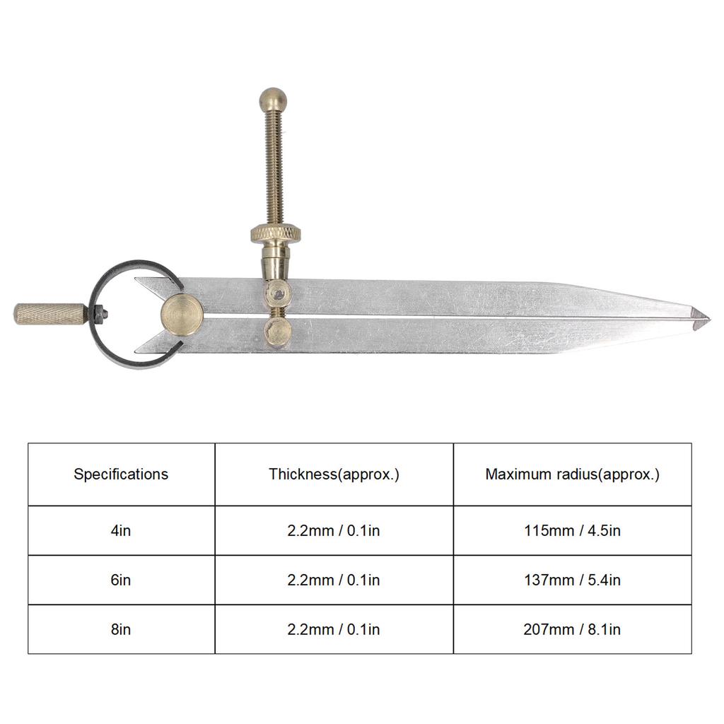 Spacing Gauge Wing Divider Leather Craft Drawing Woodworking Tools