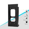 Universal Doorbells Mounting Brackets Vertical Doorbells Angles Wedges Mounting Brackets Plate for Vinyls Siding