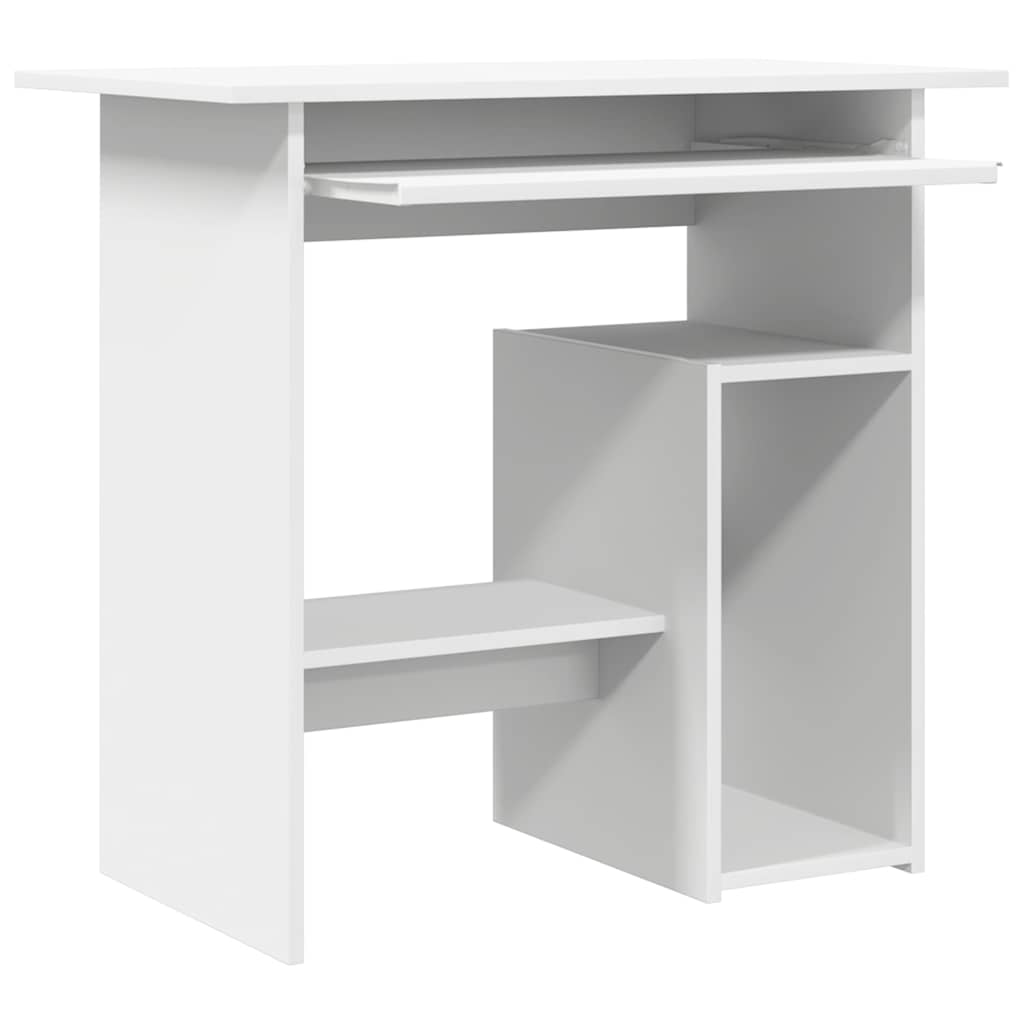Minimalistischer Schreibtisch, Computerarbeitsplatz Mit Stauraum, Lernschreibtisch 80x45x74 Cm