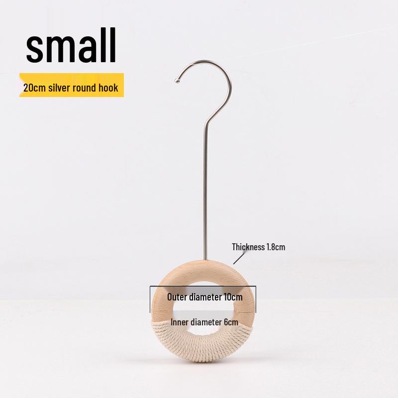 Solid Wood Acrylic Clip Hanger for Clothing Stores – Perfect for Children's Wear, Women's Wear, Pants, Scarves, Hats, and Socks.