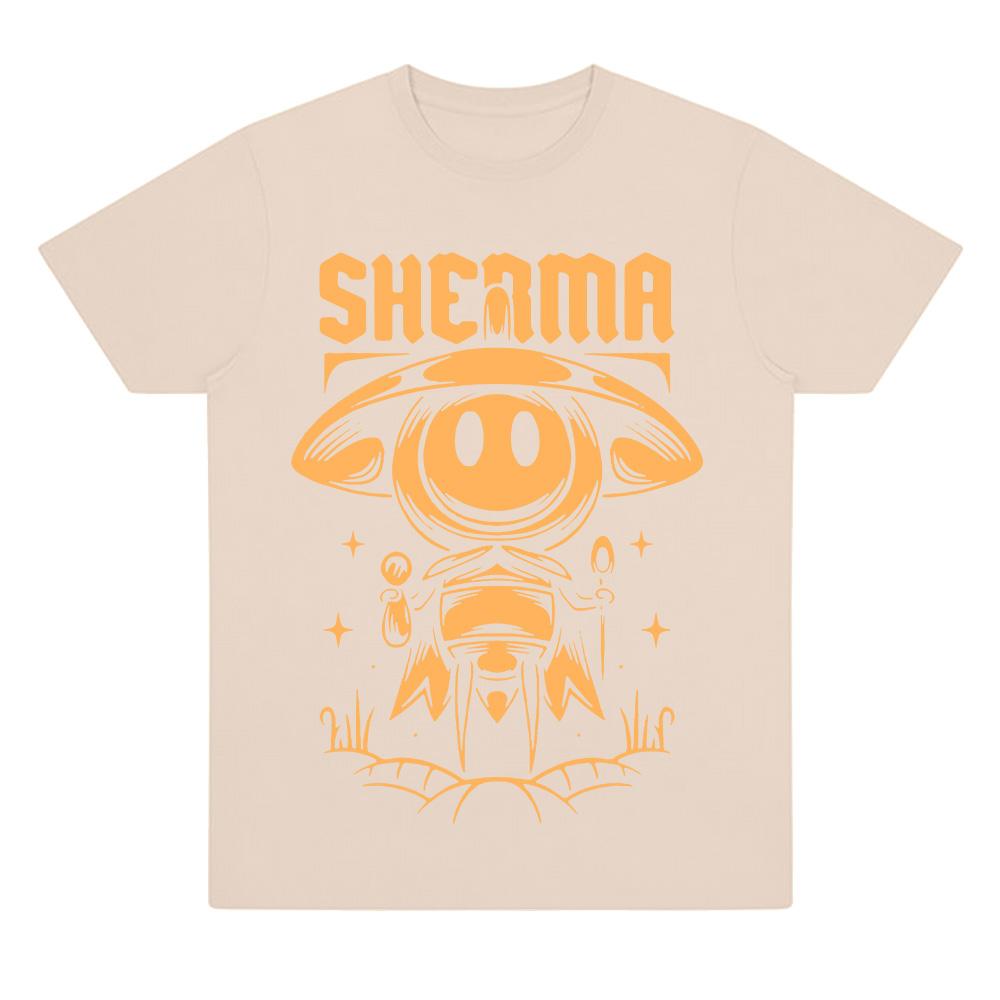 Hollow Knight Sherma Unisex Tshirt Hollow Knight Silksong Hot Game Tee Cotton Funny T Shirt Crewneck Cartoon Y2K Clothes Casual