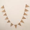 Burlap Pennant Banner: 13-Piece Set for Birthday, Wedding, and Christmas Party Decorations