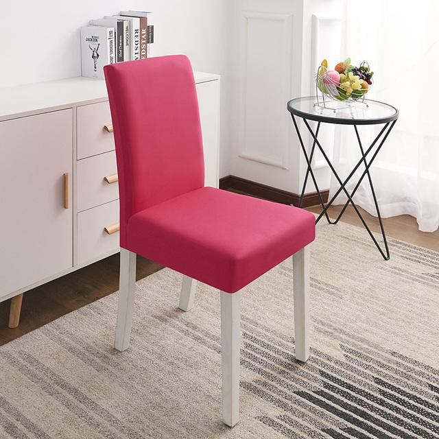 Color Stretch Spandex Dining Room Chair Covers Slipcover Living Room Home Party Wedding Decoration Chair Cover