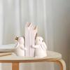 2 Pieces Desktop Statue Table Decoration Housewarming Gift Hugging S Bunny for