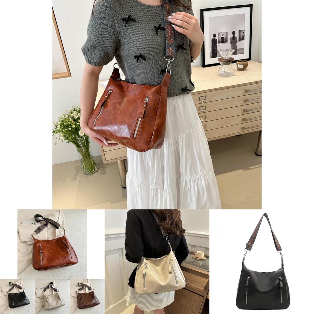 Elegant Minimalist Tote Bag 2024 Stylish Korean Large Capacity Shoulder Bag