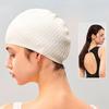 Adults Silicone Swimming Cap, Water Resistant Lightweight Swim Hat, Non-slip Elastic Men Women Bathing Cap for Swimming Pool, Beach