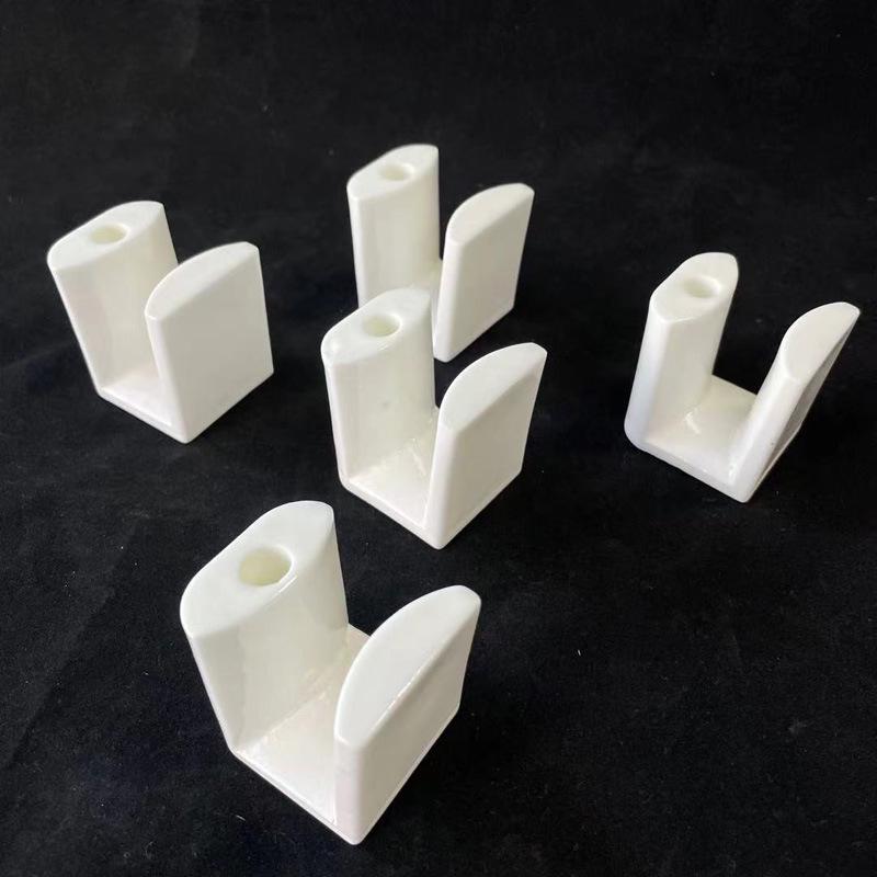 Glazed U-Shaped Electroplated Alumina Ceramic Parts - Special-Shaped Pre-Fired Fixings