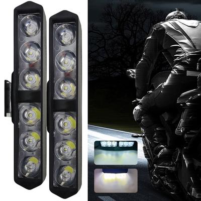 2Pcs 6D LED Light Bar 12V IP67 Waterproof Work Lamp 6000K 1200LM Off Road Spotlight 12W for Motorcycle 4X4 ATV SUV Truck Tractor