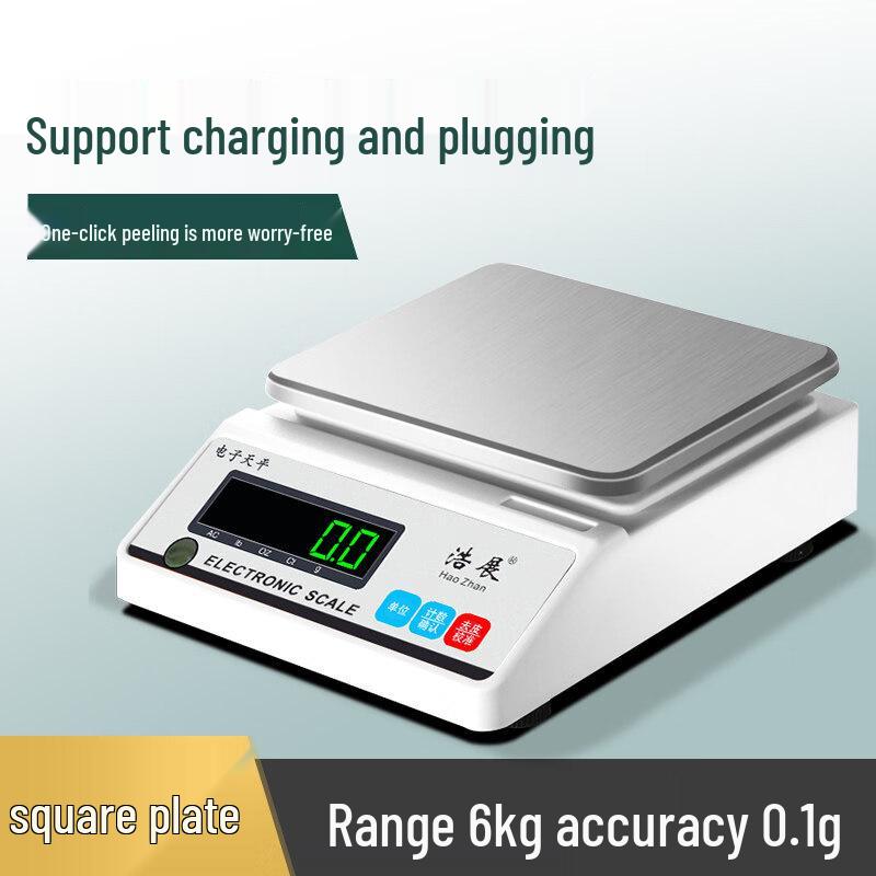 Haozhan Digital Tea Scale (6kg/0.1g) with Square Tray (CN version)