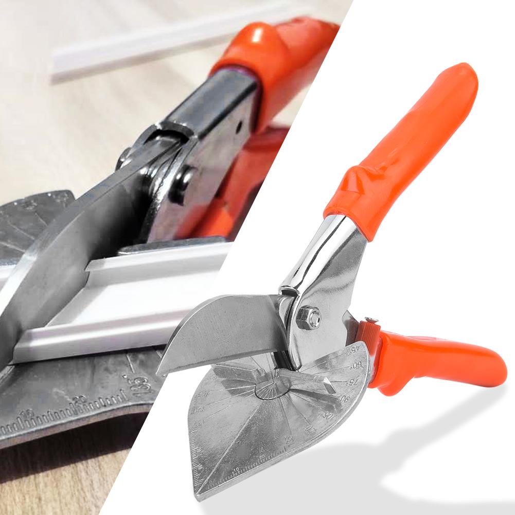 Multi Angle Trunking Scissors   Tube Trim Cutter 45-135 degrees  with Heavy Duty Replaceable Blade Hand Tools for Cutting Soft Wood, Plastic