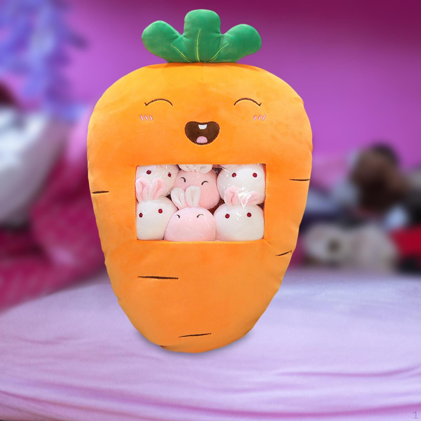 

Мягкая кукла-подушка для объятий и комфорта с мультяшным дизайном carrot