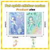 8Sheets Little Mermaid DIY Puzzle Stickers for Kids Cartoon Dress Up Jigsaw Stickers Children's Creative Toys