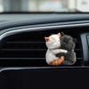 2Set Cute Cuddle Cat Perfume Diffuser Car Air Freshener Clip Car Air Conditioning Vent Decoration Car Interior Aromatherapy Clip