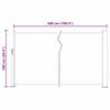 VidaXL Auvent Latéral Rétractable de Patio Store Latéral Brise-vue Abri Soleil Jardin Terrasse Balcon Exterieur Résistant 48385