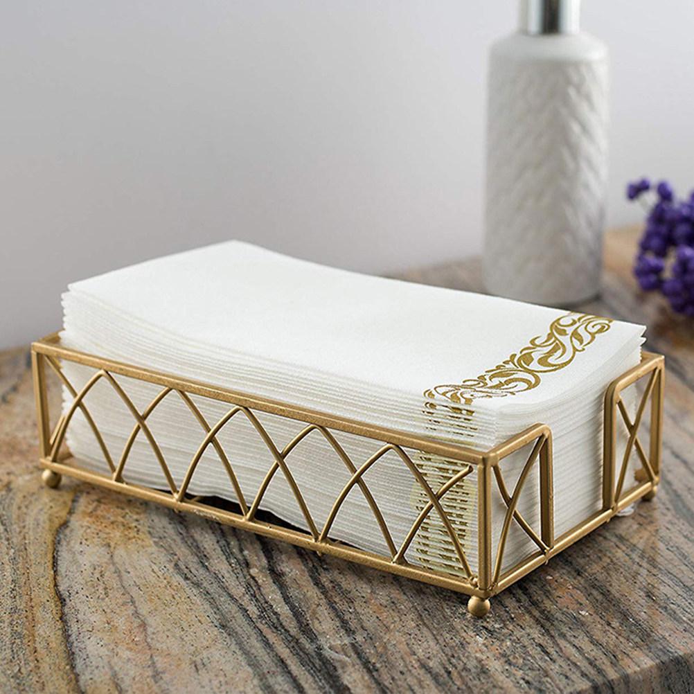 100 Pezzi Eleganti Tovaglioli da Pranzo Monouso in Foglia d'Oro 40x30cm Tovaglioli Piegati Spessi Premium per Addio al Nubilato Banchetto di Compleanno