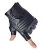 Men's PU half-finger gloves, fitness outdoor sports gloves, imitation leather tactical cycling motorcycle gloves