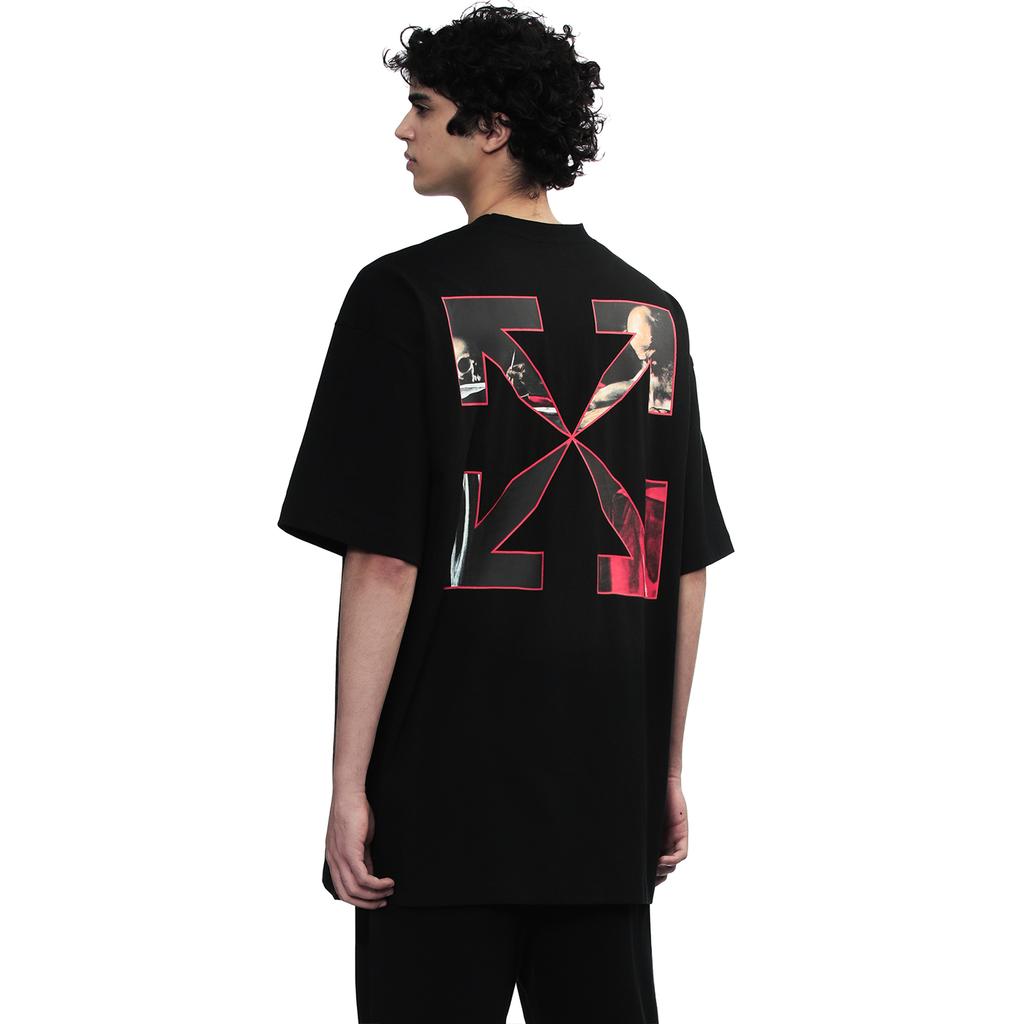 Off-White Art Religious Oil Painting Skull Print Vintage Streetwear Versatile T-Shirt Unisex T-Shirt OFFTEGARC069Q