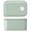 Skater Bento Box Mini Container 1 Tier 320ml Microwave Safe with Lid Lunch Case Lunch Box Sepia Green PL32B