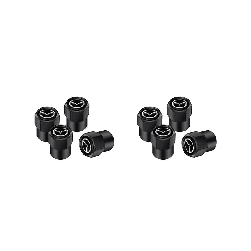 For Mazda 2 3 6 5 Atenza CX3 CX5 MX5 CX7 Axela CX30 CX90 CX60 CX50 MX30 CX9 RX 4/8Pcs Car Wheel Tire Valve Caps Dust Accessories DRYSE