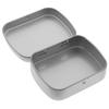 Small Hinged Metal Tin Lip Balm Beard Wax Cream Sweets Cosmetics Pills 6X4.6X1.5