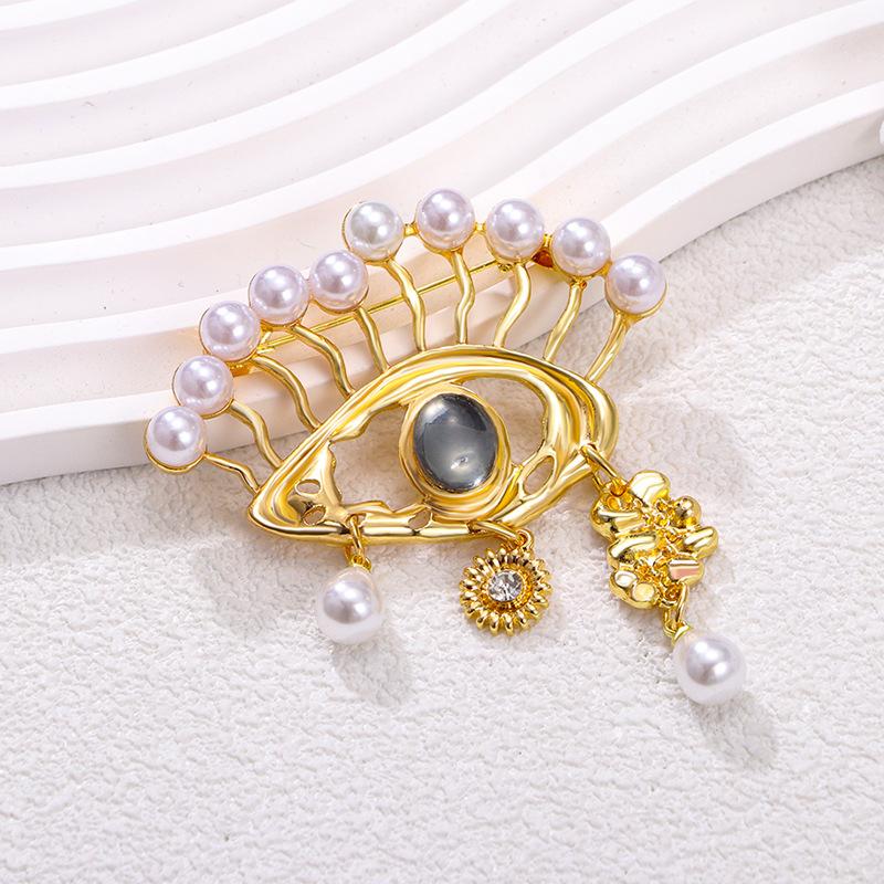 Teufelsauge Anhänger High-End Damen Übertriebene Horusauge Brosche