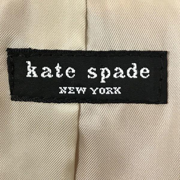 Kate Spade /Double-Breasted Tweed Pea Coat/0/Women’s XS/Orange/Spring Hook(USED)