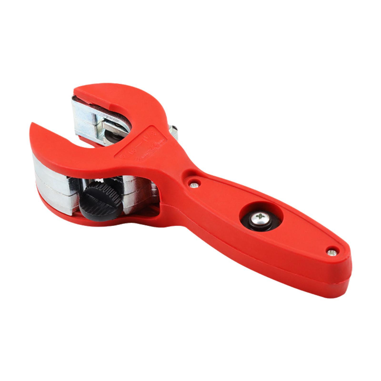 

Ratchet Tubing Cutter Sharp Compact Aluminum Alloy Pipe Cutting Device for Efficient Copper Tube Installation червоний