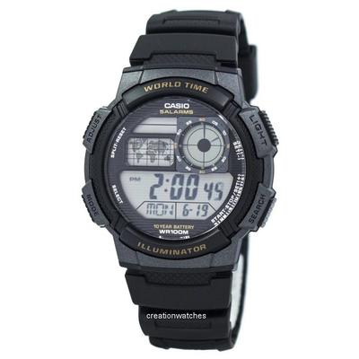 Ανδρικό ρολόι Youth Digital World Time AE-1000W-1AV AE1000W-1AV