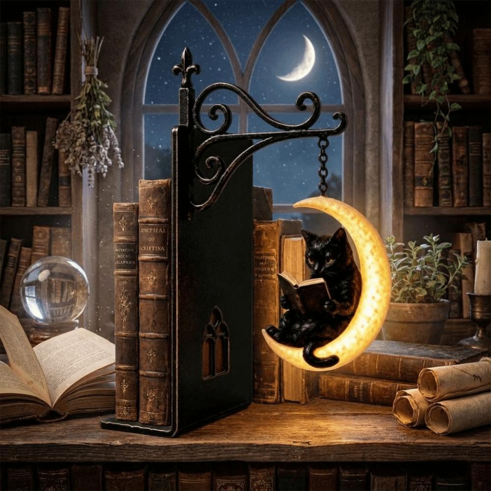 Compact Mini Size LED Bookshelf Decor Light Fine Craftsmanship Desktop Ornament Study Room