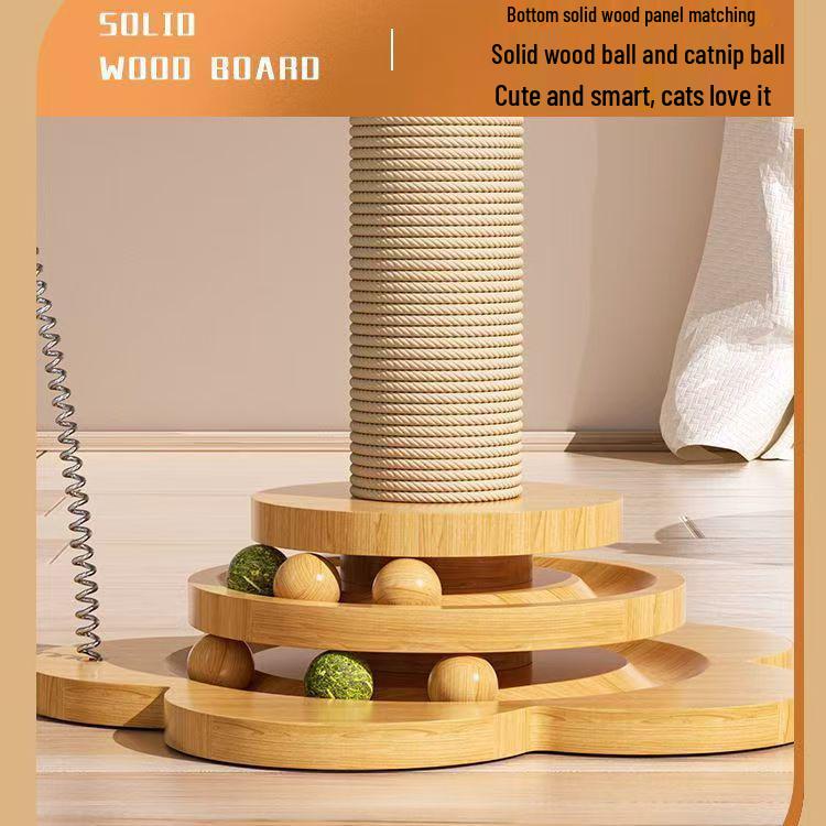 Cat Tree & Bed with Scratching Post and Sisal