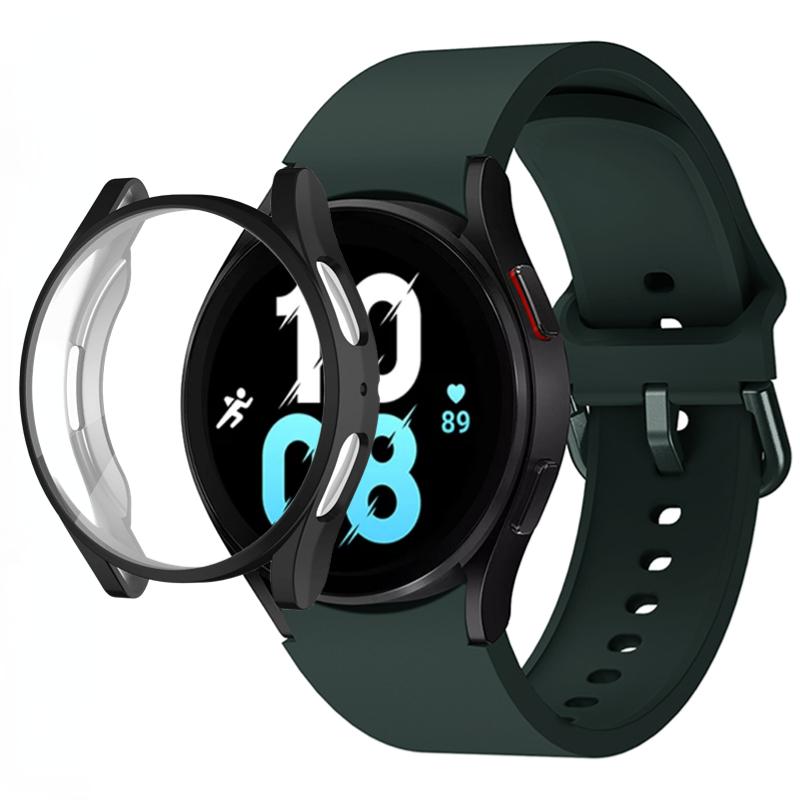 Silicone Strap+TPU Case for Samsung Galaxy Watch 5 44mm 40mm/4 44mm 40mm Sport Wristband for Samsung Watch 5/4 Protective Shell