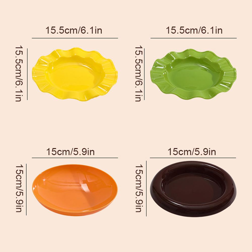 Mini Dinner Plate Tableware Sauce Container Table Decoration Kitchen Supplies 5/7 Layers Stackable Hamburger Plate