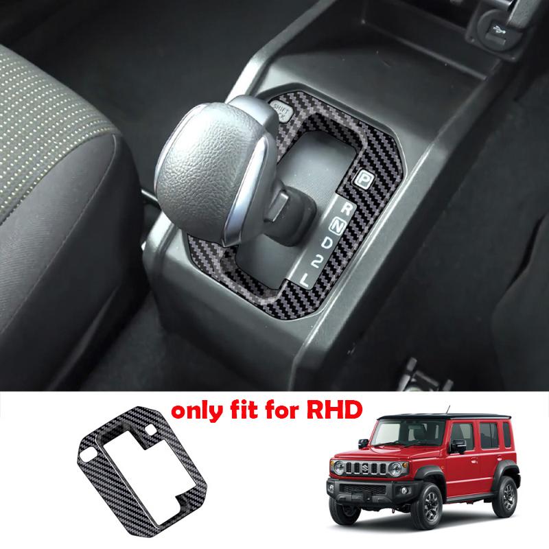 For Suzuki Jimny Nomade -2025 ABS carbonfiber door handle bowl window rise switch gear Handbrake AC vent Navigation cover