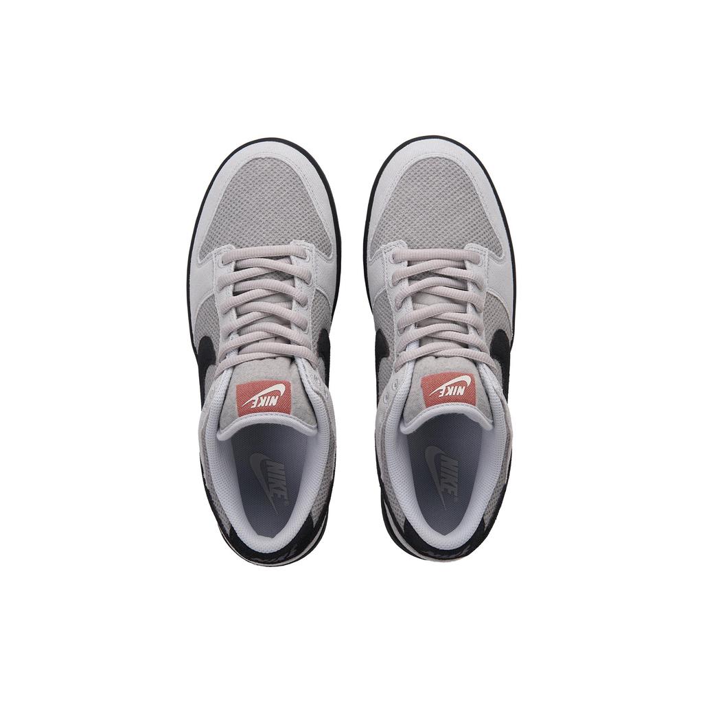 Nike Dunk Abrasion Resistant Abrasion Resistant Low Top Skateboard Shoes Unisex Black Gray HJ4329-001(Team734-)