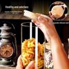 Food-Grade Borosilicate Glass Tea Canister for Coffee, Flower Tea, and Powder - Moisture-Proof Storage Jar