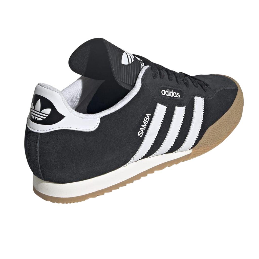 Adidas Boys Samba 3 Stripes Suede Trainers