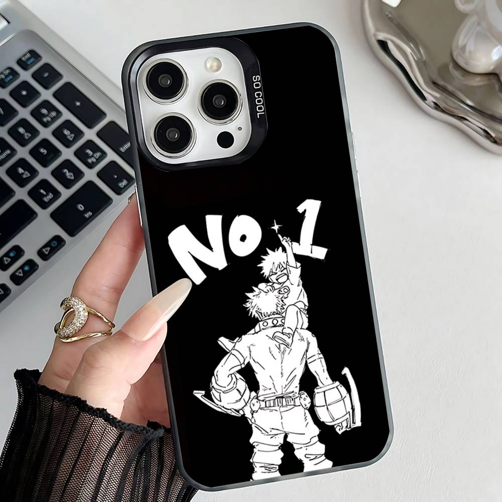 

Katsuki B-Bakugo ANIME HERO Phone Case For iPhone 17,16,15,14,13,12,11,Pro,XS,Max,Plus,Mini,SE4,E Black Matte Shockproof Cover iPhone11PROMAX