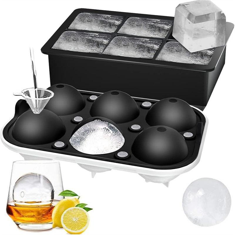 Honeycomb Silicone Ice Cube & Ball Mold - Easy Demold & Freeze