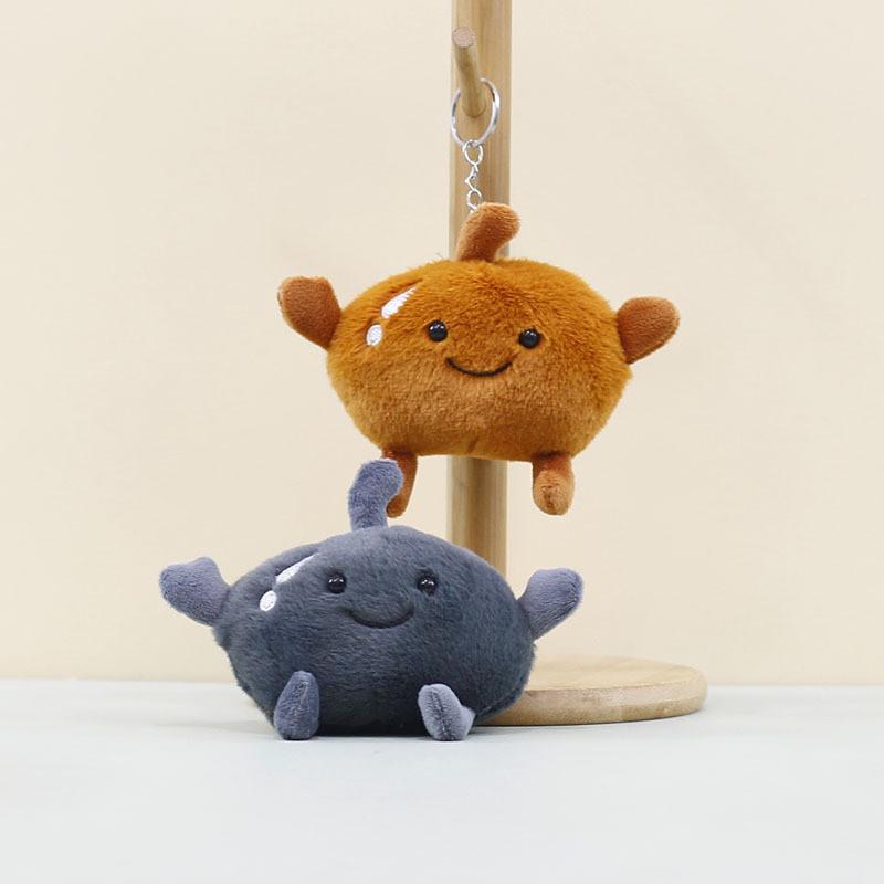 Pear Frozen Plush Keychain Toy Stuffed Pendant Doll Backpack Accessory Kid Gift