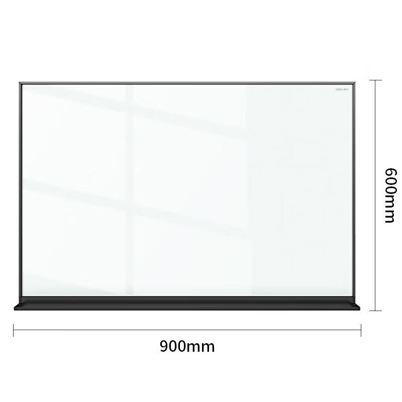 Deli 50050 Magnetic Glass Whiteboard 900x600mm